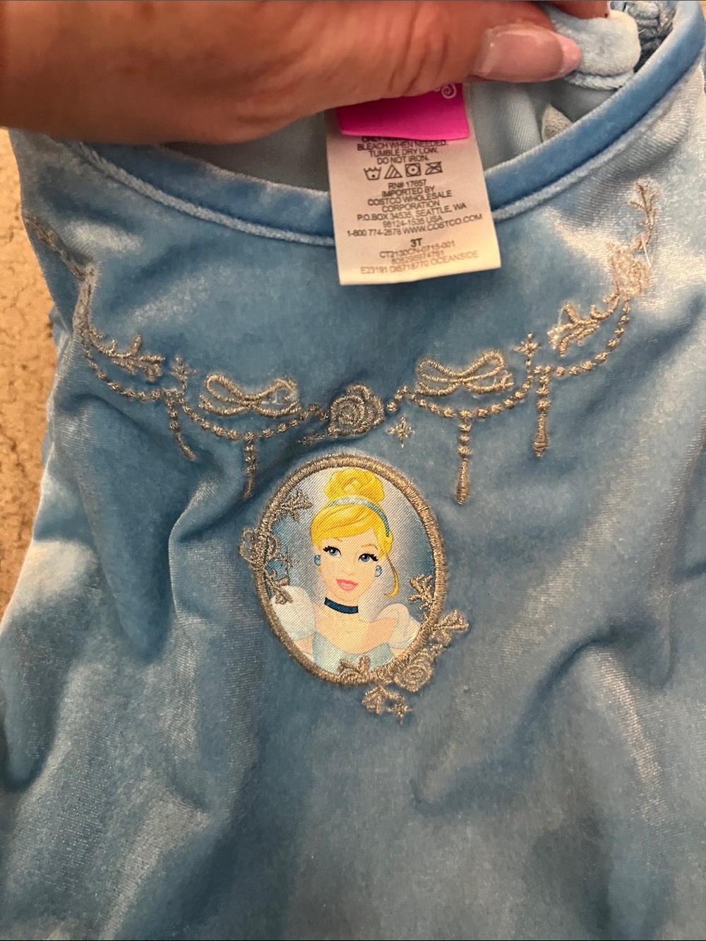 Disney Light Blue Cinderella Tulle Party Dress - Picture 2 of 5